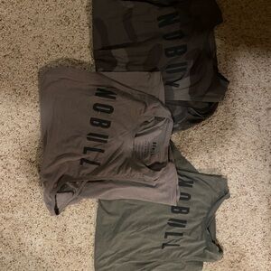 NOBULL Womens tanks- Green Camo, Green, and Brown
